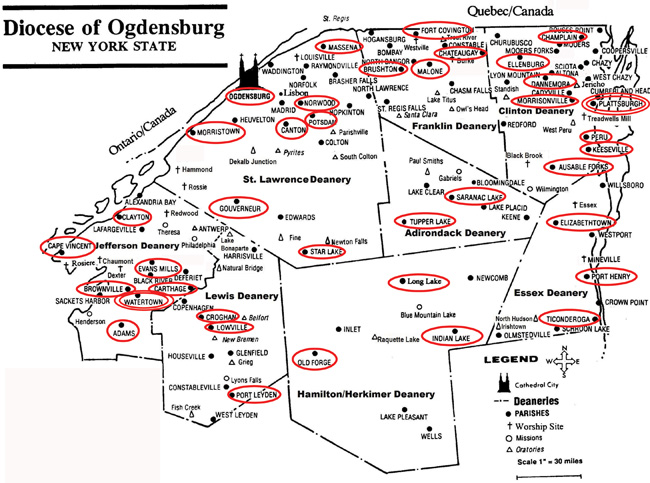 Parish Projections in 10 Years